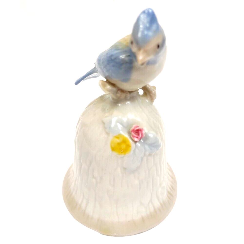 Vintage Blue Jay Collectible Ceramic Bell by Price Products